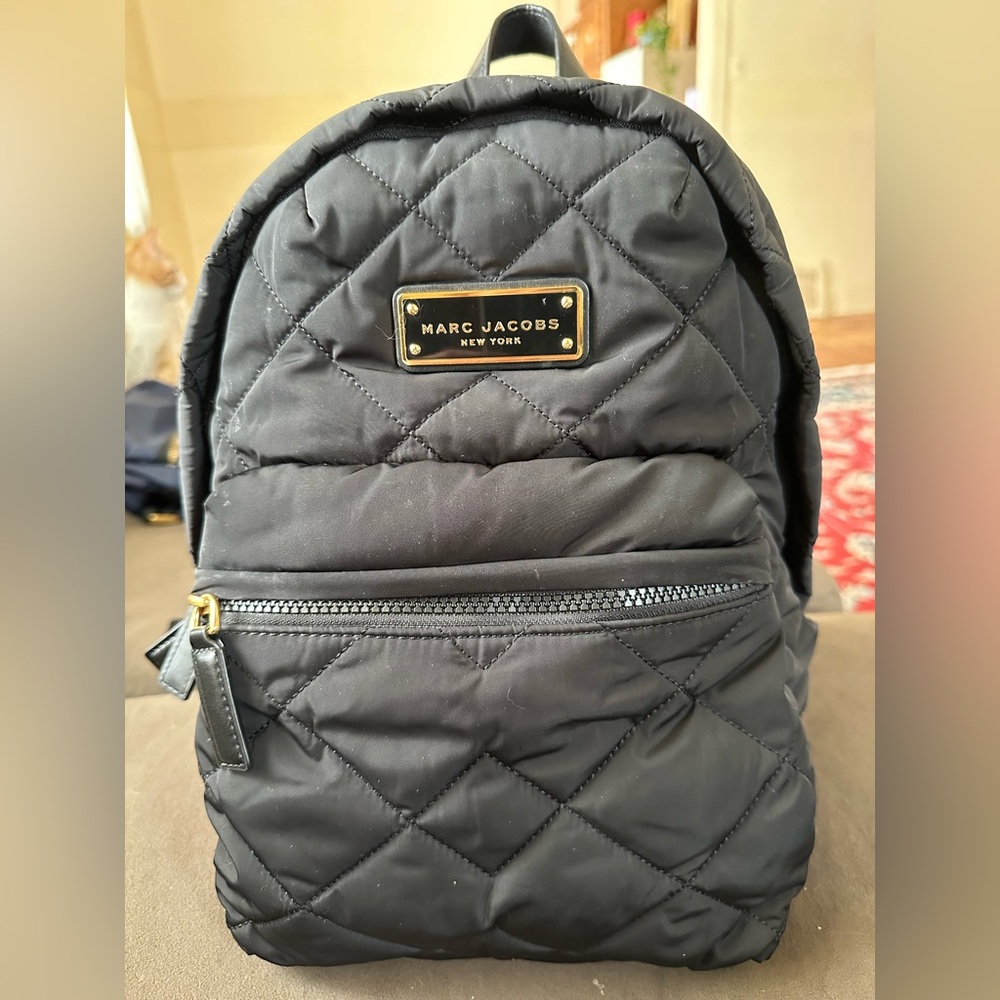 Marc Jacobs Quilted Black Backpack